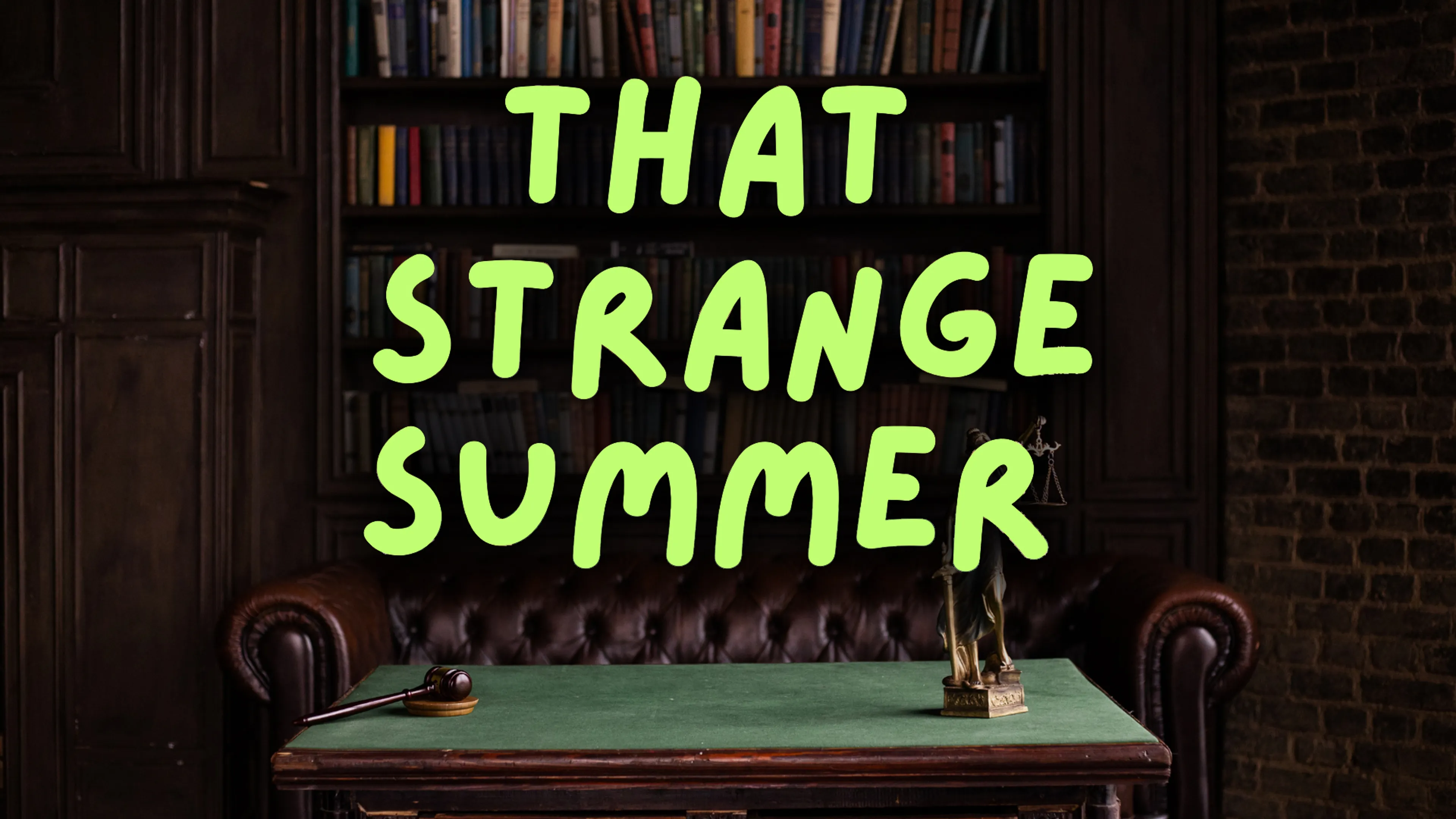 That Strange Summer poster